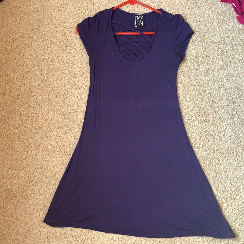Navy blue dress